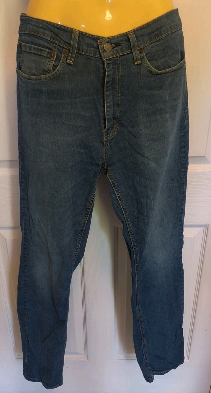 LEVI'S 541 Athletic Taper Jeans Men's 34x34 Blue Denim Comfort Stretch